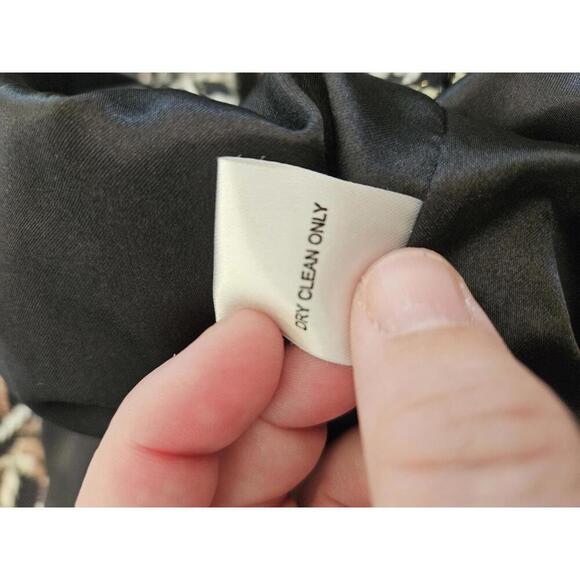 Y2K Joni B. XL black with string accents cotton jacket/blazer - Picture 6 of 6